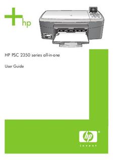 Hewlett Packard 2350 Series PhotoSmart manual. Camera Instructions.